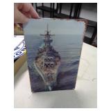 8"X12" METAL SIGN - WAR SHIP