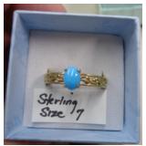 STERLING SILVER RING SZ 7