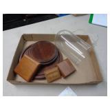 GLASS DOME & VARIOUS BASES