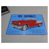 12"X18" METAL SIGN -1955 CHEVY
