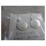 JOAN RIVERS EARRINGS