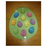 CERAMIC EGG PLATE