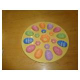 CERAMIC EGG PLATE