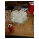 BIG PUNCH BOWL W CUPS