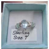 STERLING SILVER RING SZ 7