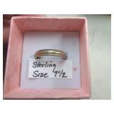 STERLING SILVER RING SZ 7.5