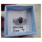 STERLING SILVER RING SZ 7