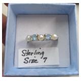 STERLING SILVER RING SZ 7