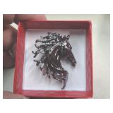 HORSE HEAD BROOCH
