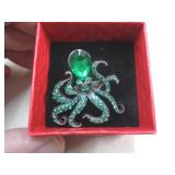 OCTOPUS BROOCH