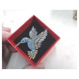 HUMMINGBIRD BROOCH