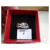 COSTUME RING SZ 8