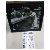 8X10 SIGNED W COA -JOE DIMAGGIO