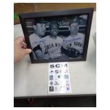 8X10 SIGNED W COA - KILLEBREW, MAYS & MANTLE