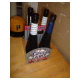 COORS LIGHT BAT BOTTLES - 4 BOTTLES