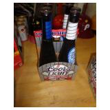 COORS LIGHT BAT BOTTLES - 4 BOTTLES