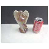 FENTON IRIDESCENT AUTUMN GOLD ANGEL