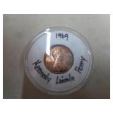 1969 KENNEDY / LINCOLN PENNY