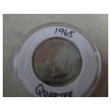 1965 WASHINGTON QUARTER