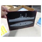 8"X12" METAL SIGN - WAR SHIP