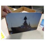 8"X12" METAL SIGN - WAR SHIP