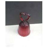 FENTON 1989 RUBY RED HEART BELL