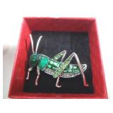 GRASSHOPPER BROOCH