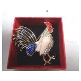 ROOSTER BROOCH