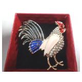 ROOSTER BROOCH