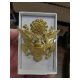 U S ARMY WWII HAT BADGE