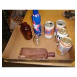 VINTAGE BOTTLES & CANS