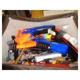 LOT OF NERF GUNS & OTHER TOYS