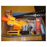 LOT OF NERF GUNS & OTHER TOYS