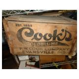 COOKS BEER WOOD CRATE