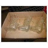 GLASS BOOT MUGS