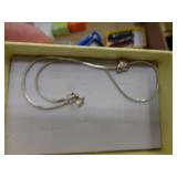 STERLING SILVER ANKLET 8"