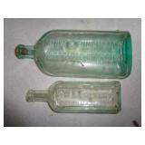 EMBOSSED VINTAGE BOTTLES