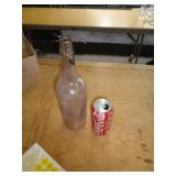PINKISH GLASS BOTTLE