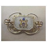VINTAGE MILITARY BROOCH