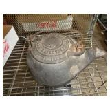 HARE LEAF & CO CAST IRON TEA KETTLE