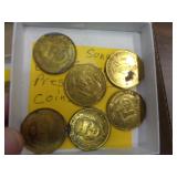 SHELL BRASS JFK TOKENS