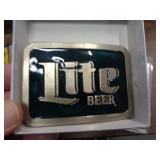 LITE BEER BELT BUCKLE