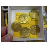 SHELL BRASS RONALD REAGAN TOKENS