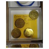 SHELL BRASS CARTER TOKENS