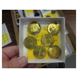 SHELL BRASS RICHARD NIXON TOKENS
