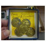SHELL BRASS IKE TOKENS