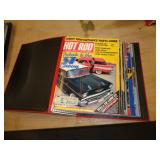 BINDER OF HOT ROD MAGAZINES - 1980