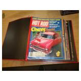 BINDER OF HOT ROD MAGAZINES -1980