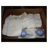BABY DIAPERS & SYRINGES