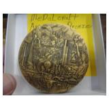 3" BRONZE METAL - AMERICA